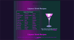 Desktop Screenshot of liqueur-drink-recipes.org.uk