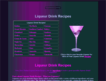 Tablet Screenshot of liqueur-drink-recipes.org.uk
